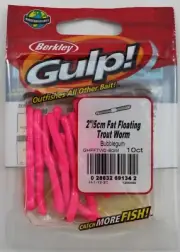 BERKLEY 2" GULP! FAT FLOATING TROUT WORMS - CHOOSE COLOR GHFFTW2