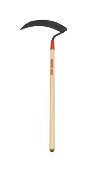 Razor-Back 12 in. Steel Hooked Blade Grass Hook w/ 36" Hardwood Handle (5-PACK)