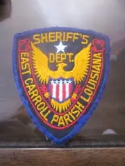 EAST CARROLL PARISH LA LOUISIANA SHERIFF'S DEPT POLICE PATCH RARE