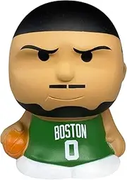 Party Animal NBA Jumbo Squeezymates Celtics Jayson Tatum Squeezy Figurine, Team Colors, 4" Tall