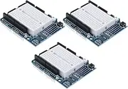 Be In Your Mind 3Pcs Proto Shield Prototype Expansion Board with SYB-170 Mini Breadboard Based Compatible with Ar-duino Compatible with UNO R3 ProtoShield 70x54mm