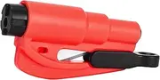 Boulder Tools Window Breaker Seatbelt Cutter - Compact Car Emergency Escape Tool - Spring-Loaded, Upgraded Design - Life-Saving Car Safety Hammer - Escape Quickly and Safely - 3"x1.14" Inches - Red