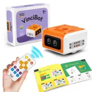 VinciBot Coding Robot for Kids 8-12, STEM Educational Toy, Scratch&Python Pro...
