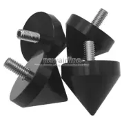 4pcs M6 M8 Aluminum Speaker Spike Shockproof Isolation Stand Feet Cone Base Nail