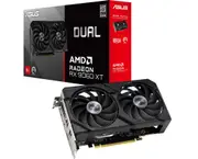 ASUS AMD Radeon Dual RX9060XT 8G GDDR6 20 Gbps 128-bit 2.5 Slot 202 x 120 x 49mm