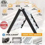 640W 8bar Foldable Grow Light Full Spectrum LED Dimmable Vertical Farm Grow Lamp