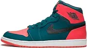 [Nike] Air Jordan 1 Retro High Mens Basketball Shoes - Size: 9 US Or 27 cm - Color: Teal/Black