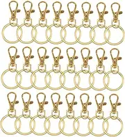 AUTSUPPL Rotating Keychain Accessories Lobster Claw Clasp Key Chain DIY Craft Keyring Charms Zinc Alloy