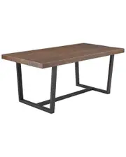Walker Edison 72in Distressed Solid Wood Dining Table