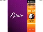Elixir 16152 Nanoweb 12-String Acoustic Guitar Strings - Light 10-47