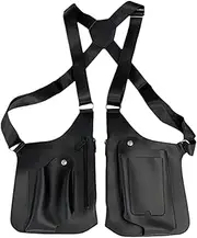 [Wzmzjy] Shoulder Bag for Men Women, Adjustable Strap Phone Bag for Outdoor Travel