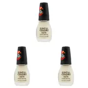 3x Sinful Colors 15ml Matte Quick Drying Nail Polish Mattifly Top Coat 2565