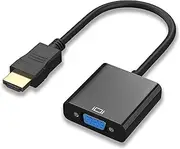 Leonids HDMI to VGA Adapter, 1080P 60Hz Gold-Plated HDMI to VGA Conventor for PC, Laptop, HDTV, Computer, Xbox, Moniter (HDMI to VGA)