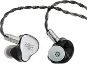 Linsoul Kiwi Ears KE4 in Ear Monitor, 2DD+2BA Hybrid Earphone, Gaming Earbuds, HiFi Wired IEM, with Detachable IEM Cable for Musician Audiophile (Silver)