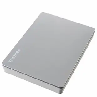 【TOSHIBA 東芝】Canvio Flex 2TB 2.5吋外接式硬碟(適用Mac .Win /Type-C傳輸線/銀)