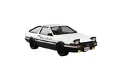 Aoshima 1/24 Initial-D Takumi Fujiwara 86 Trueno Comics Vol.1 Ver. (Toyota)