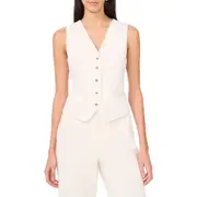 1.STATE Princess Seam Vest in New Ivory at Nordstrom, Size 00