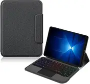 Jarttarn Touched Keyboard Case Compatible with Lenovo Legion Y700 4th Gen 8.8 Inch 2025 Tablet, with Magnetic Detachable Touched Backlit Keyboard and Leather Protective Cover Case