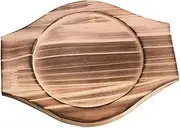 CIYODO Stone Bowl Wooden Mat Pot Holders for Kitchen Trivet for Hot Dish Hot Pot Holders for Countertop