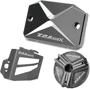 Filler Cover Oil Filler Lid For BENELLI TRK 502 X TRK502 TRK502X 2023 Motorcycle Front Rear Brake Fluid Reservoir Guard Protector Oil Filler Cap(Gray,1 set)