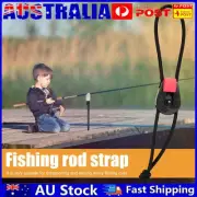 Fishing Rod Tie Strap Elastic Fishing Pole Band Bungee Leash Fishing Accessories