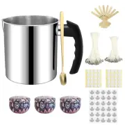 Candle Making Pouring Pot, 1300ml Wax Pouring Pot Candle Making Pitcher with ...