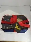 Wonder Woman Cosmetic Bag 3 Piece Gift Set Makeup Case, Zip Wallet & Coin