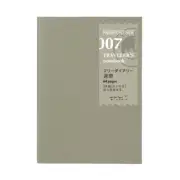 MIDORI 14327006 TRAVELER'S notebook Passport size Refill / Weekly diary 007 JP