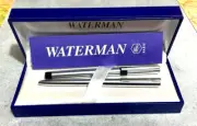 Vintage Waterman Set of Roller Ball & Ball Point w/Box, NOS, 80´s, France