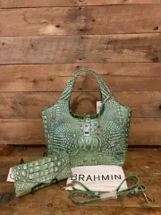 Brahmin Small Carla Agave Melbourne Leather Shoulder Bag/Hobo & Veronica -NWT