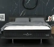 Mattress Crafters Studio Memory Foam Euro Top 7 Zone Pocket Spring Mattress Extra Firm 30 cm (Single, King Single, Double, Queen, King)