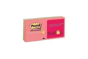 6 Packs Post-It Pop-Up Notes For Dispenser 76x76mm Capetown Colours 6 Pads BULK