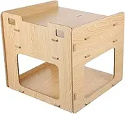 BCOATH Wooden Printer Stand Multi Layer Desktop Organizer Sundries Storage Rack for Office and Home Rustic Walnut Color for Files Calculators and More