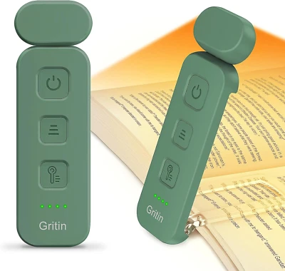 Reading Light, Rechargeable Book Light with 5-Level Dimmable Brightness