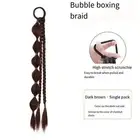 Dough Twists Long Braid Simulation Hair Double Ponytail for For wig Styles
