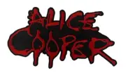 Alice Cooper Iron On Sew On Embroidered Authentic Rock Music Metal Logo Patch