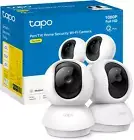 TP-Link Tapo Pan/Tilt Smart Home Security Wi-Fi Camera, 2-pack, Baby Monitor, 10