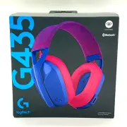 Logitech G435 Wireless Gaming Headset For PC, PS4, PS5, Nintendo Switch - Blue