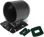 TK-CV52-BK Universal 2" Black Plastic Heavy Duty Single Gauge Pod Meter Speedometer Gauge pods Mount Holder