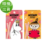 在飛比找momo購物網優惠-【Moomin 嚕嚕米】草莓夾心威化捲心酥100g(隨機出貨