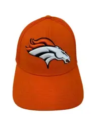 New Era NFL Denver Broncos Mesh Back Cap Medium/Large Orange 39Thirty NWOT