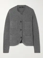 [Arch4] Arch4 - Tulip Crocheted Cashmere Cardigan - Gray - x small x small Gray