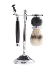 Bey-Berk Mach3 Razor & Pure Badger Brush