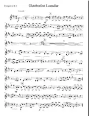 Oktoberfest Laendler German Band/Brass Quintet/Oktoberfest Band Sheet Music