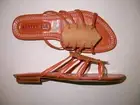 RZ Robert Zur Designs Tangelo Orange Slide Sandal