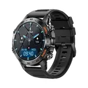 Smart Fitness Watch Sports Fitness Tracker Watch -Silicone Black