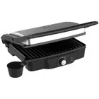 4 Slice Panini Press Grill, Stainless Steel Sandwich Maker with Non-Stick Dou...