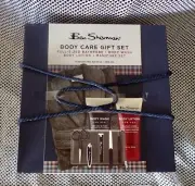 Ben Sherman Mens Deluxe Gift Set Bath Robe, Body Wash, Lotion, Manicure Set