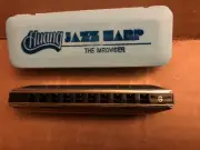 HARMONICA JAZZ HARP HUANG "THE IMPROVISER USA Key F NEW W/case HOHNER QUALITY