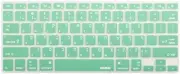 Green Color Silicone Keyboard Skin Cover for MacBook Air 13 Pro 13 Hebrew Mint G